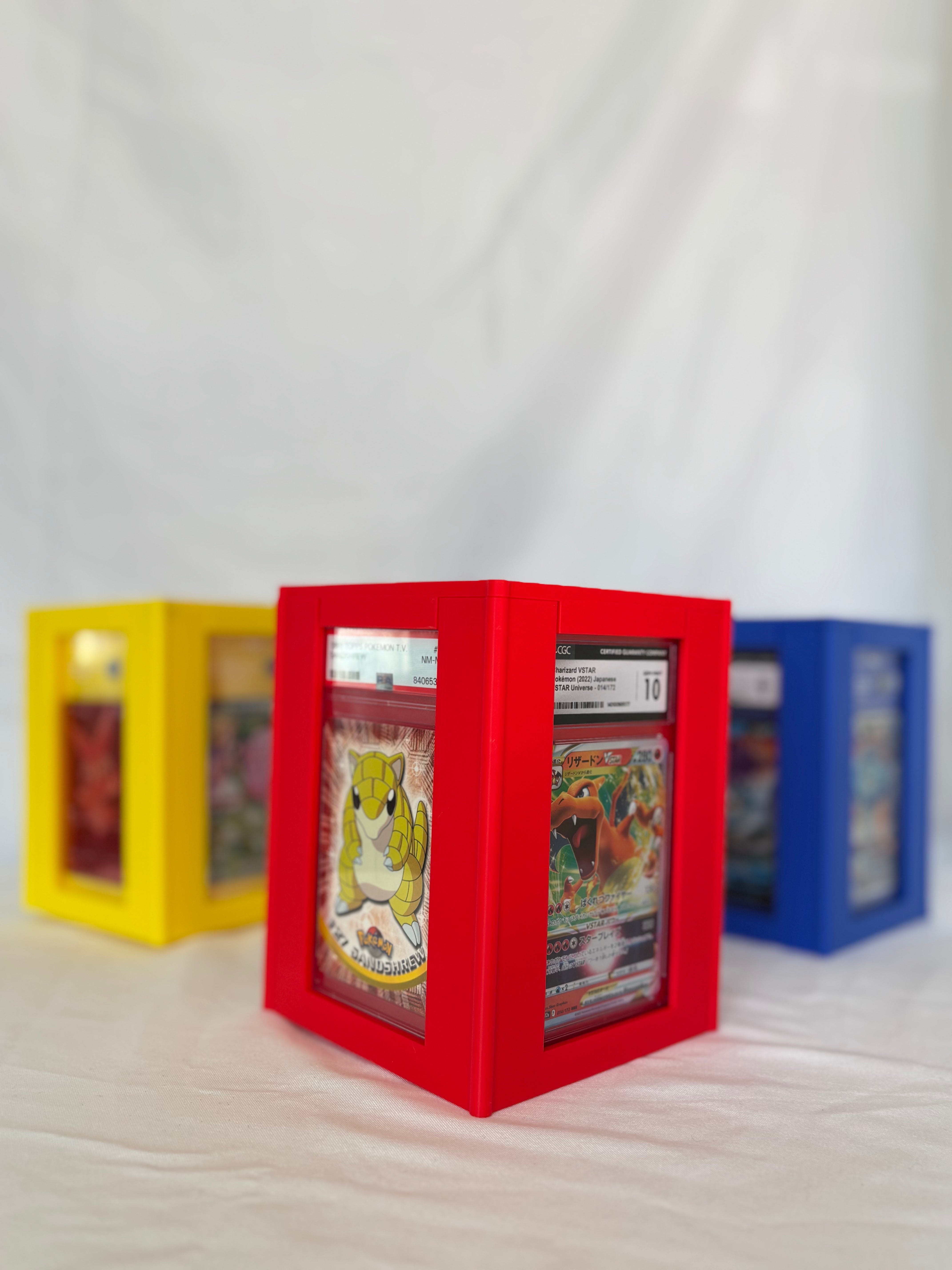 4-Sided Rotating Tower for Graded Card Slabs