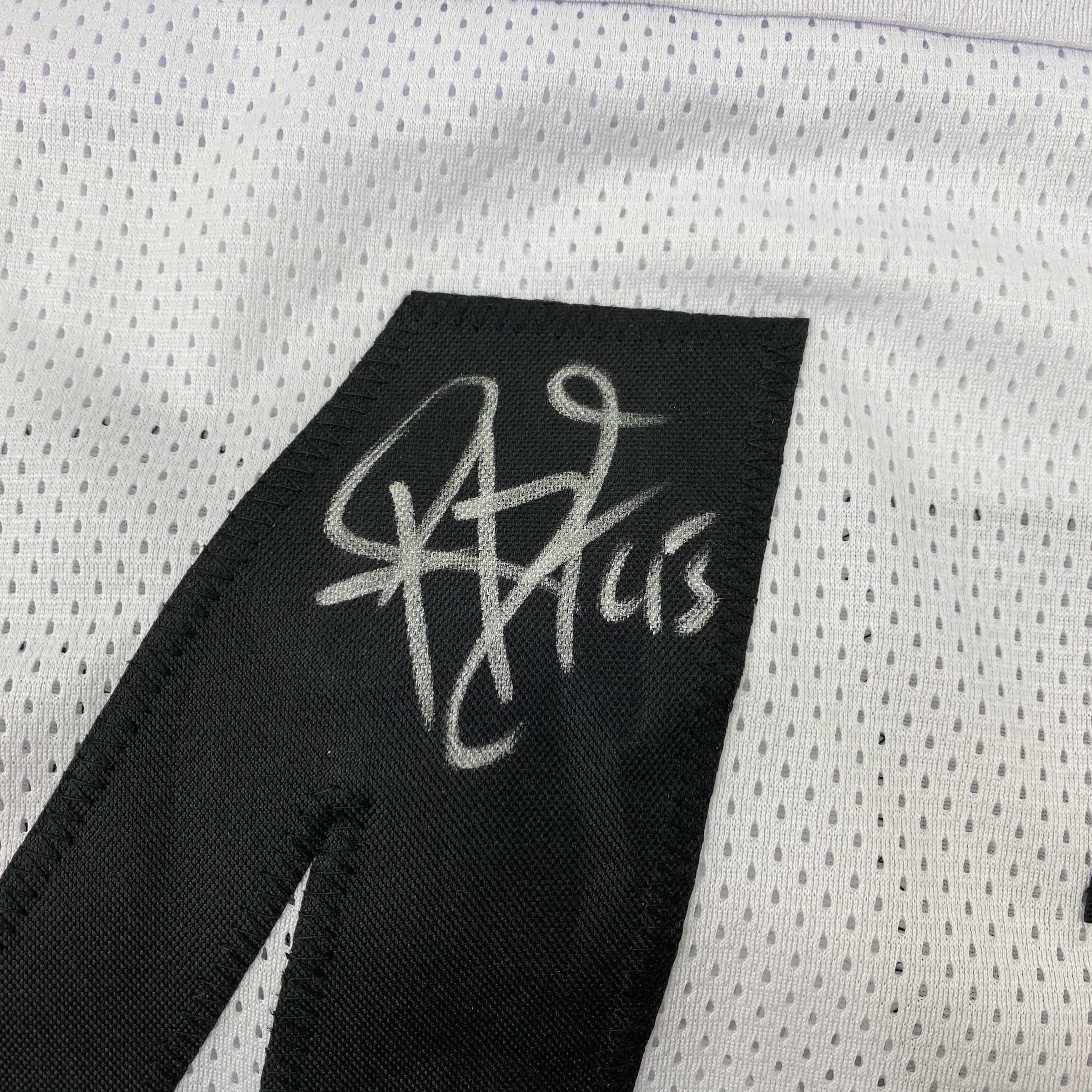 Autographed/Signed Troy Polamalu Pittsburgh White Football Jersey Beckett BAS COA