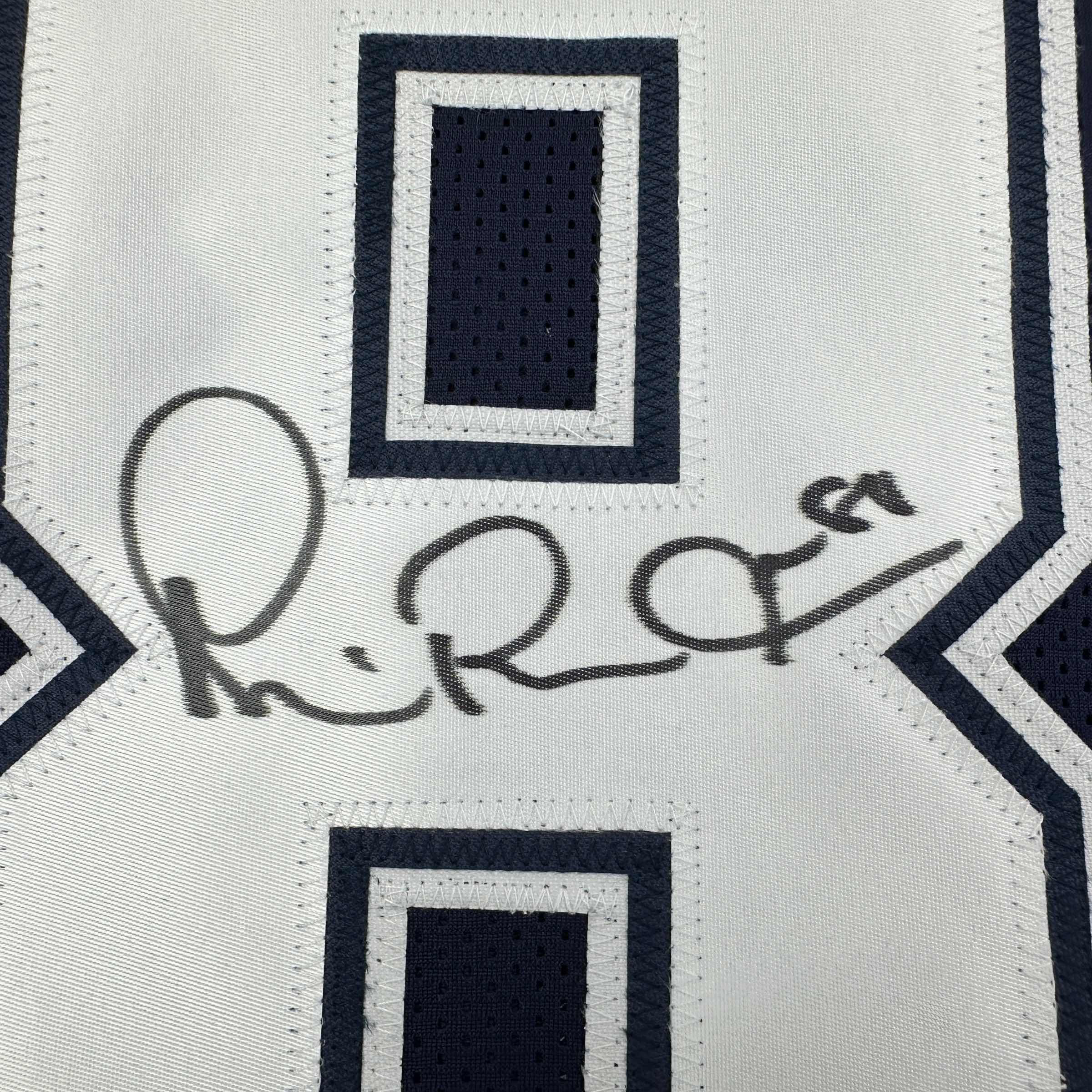 Autographed/Signed Michael Irvin Dallas Blue Football Jersey JSA COA