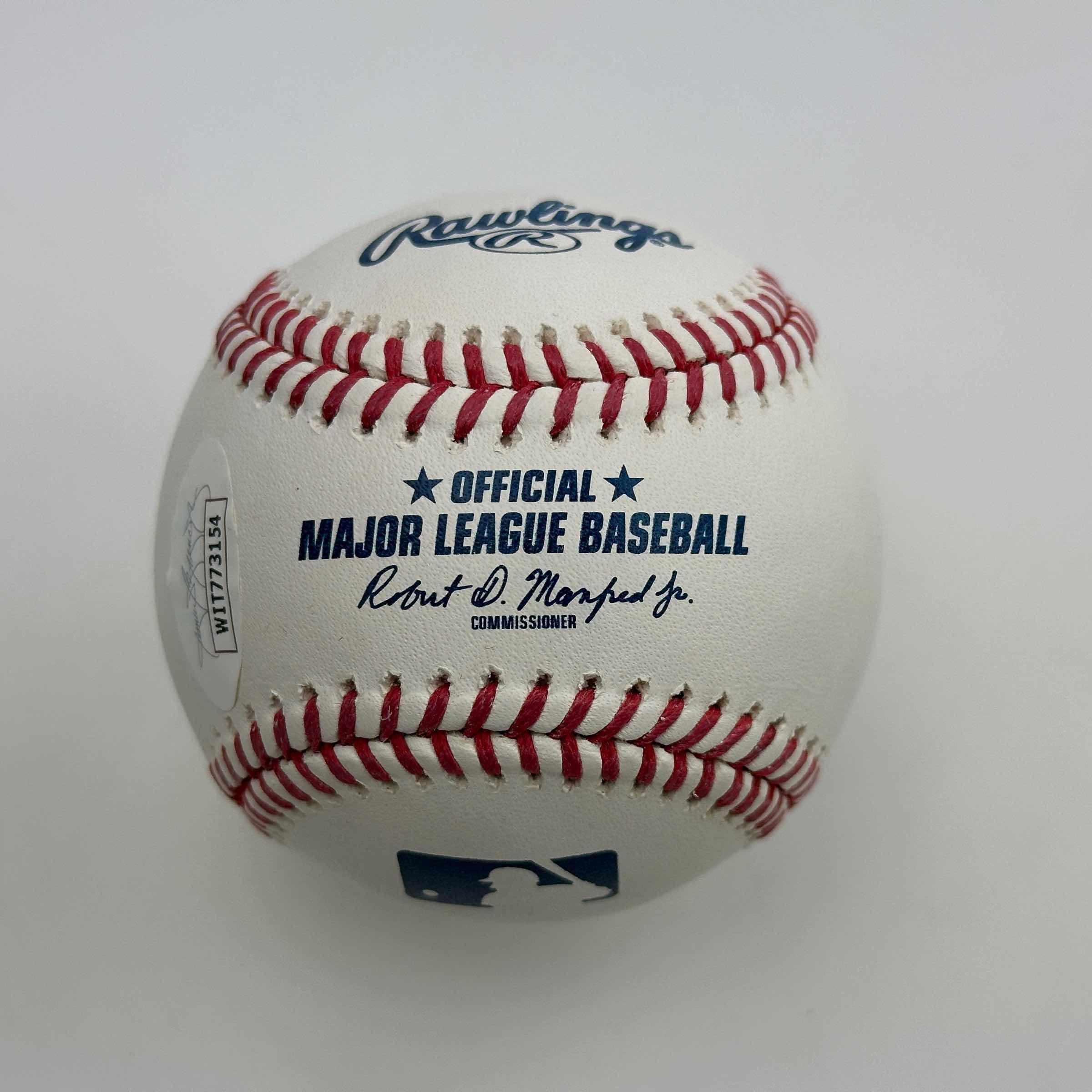 Autographed/Signed Paul Molitor Rawlings Official Major League Baseball ROML JSA COA Auto