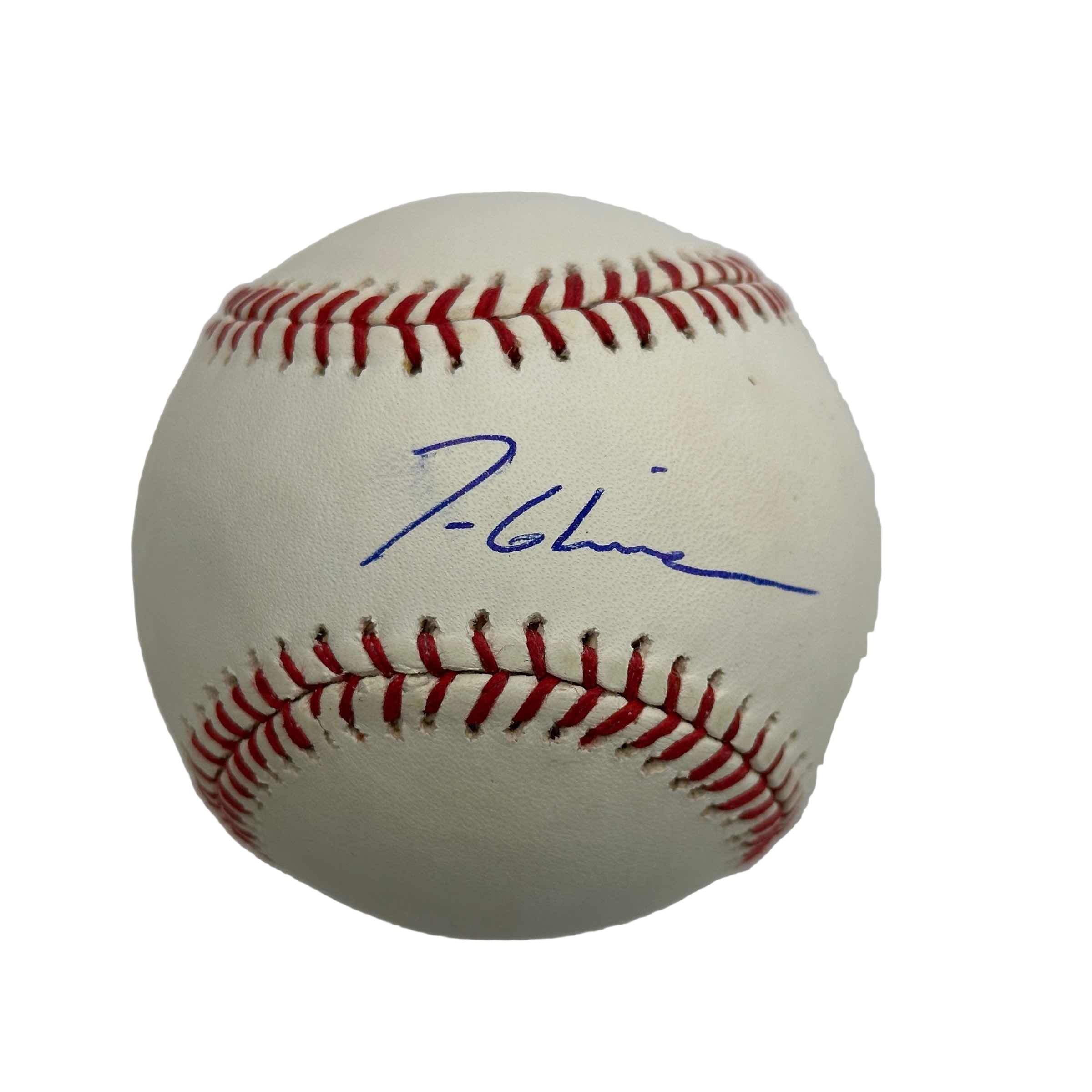 Autographed/Signed Tom Glavine Rawlings Official Major League ROML Baseball JSA COA