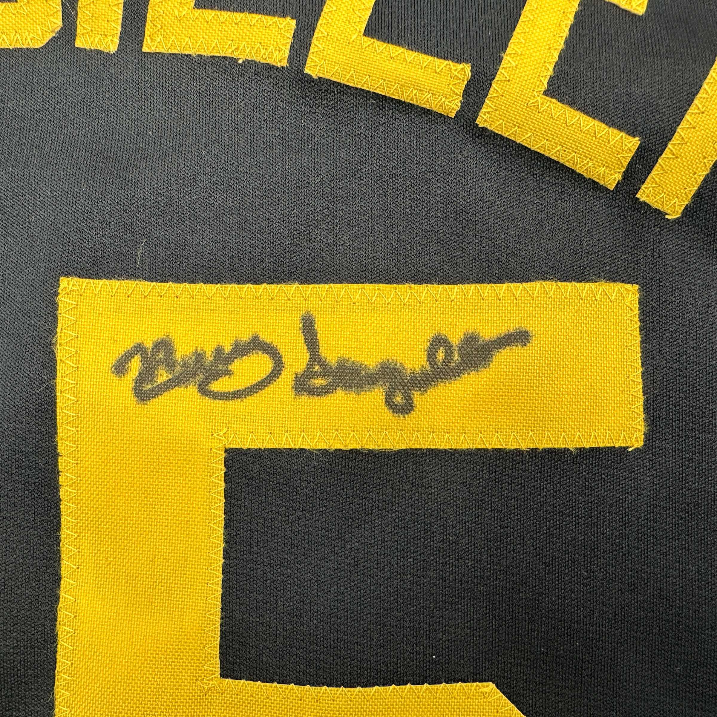 Autographed/Signed Manny Sanguillen Pittsburgh Black Baseball Jersey JSA COA