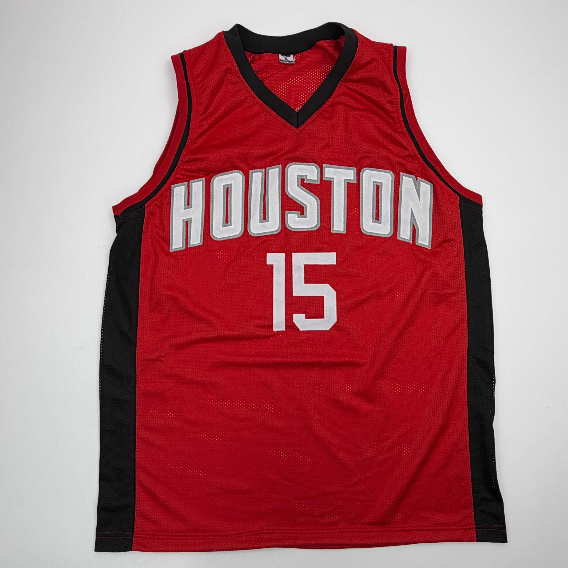 Autographed/Signed Reed Sheppard Houston Red Basketball Jersey Beckett BAS COA