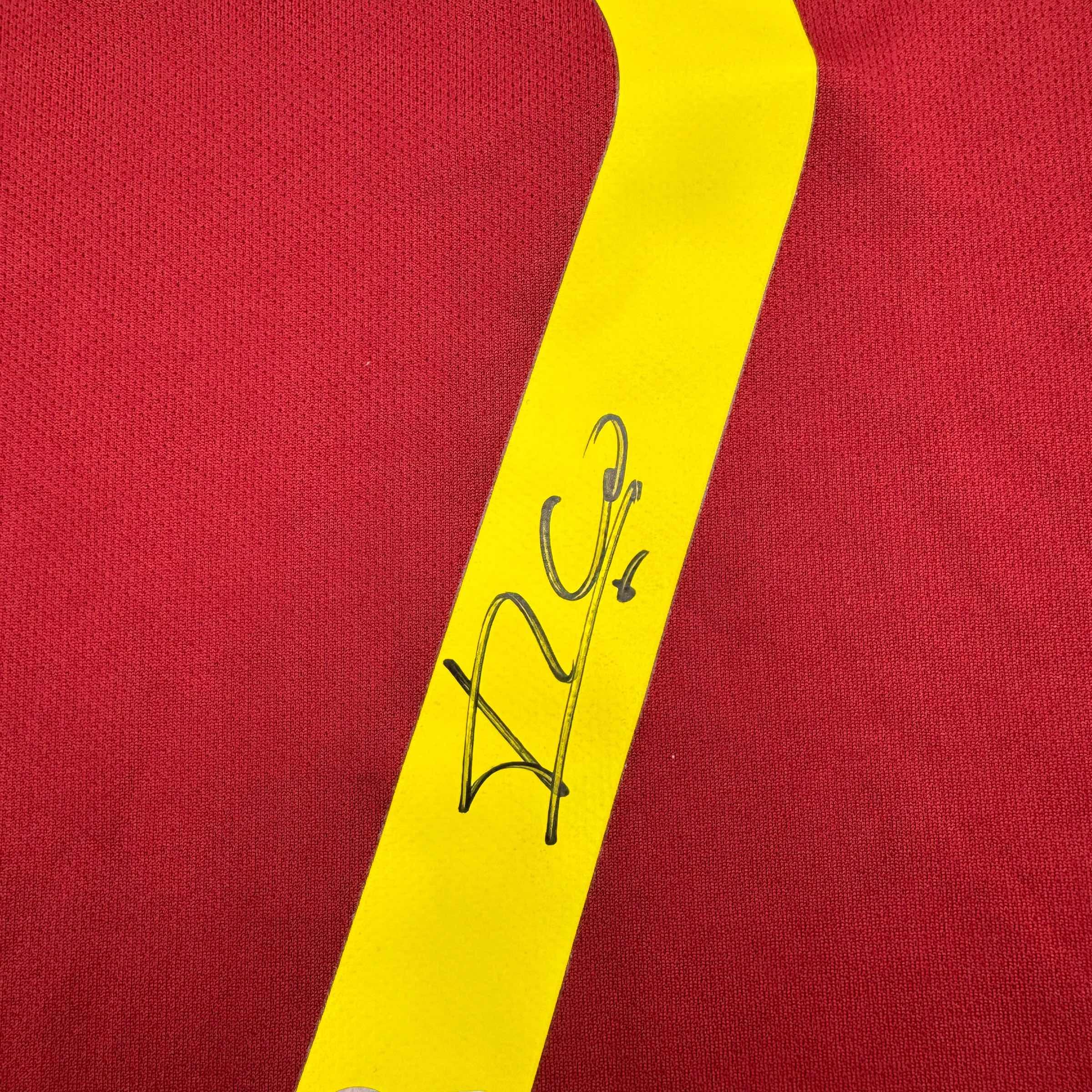 Autographed/Signed Luis Figo Portugal Soccer Team World Cup Jersey JSA COA