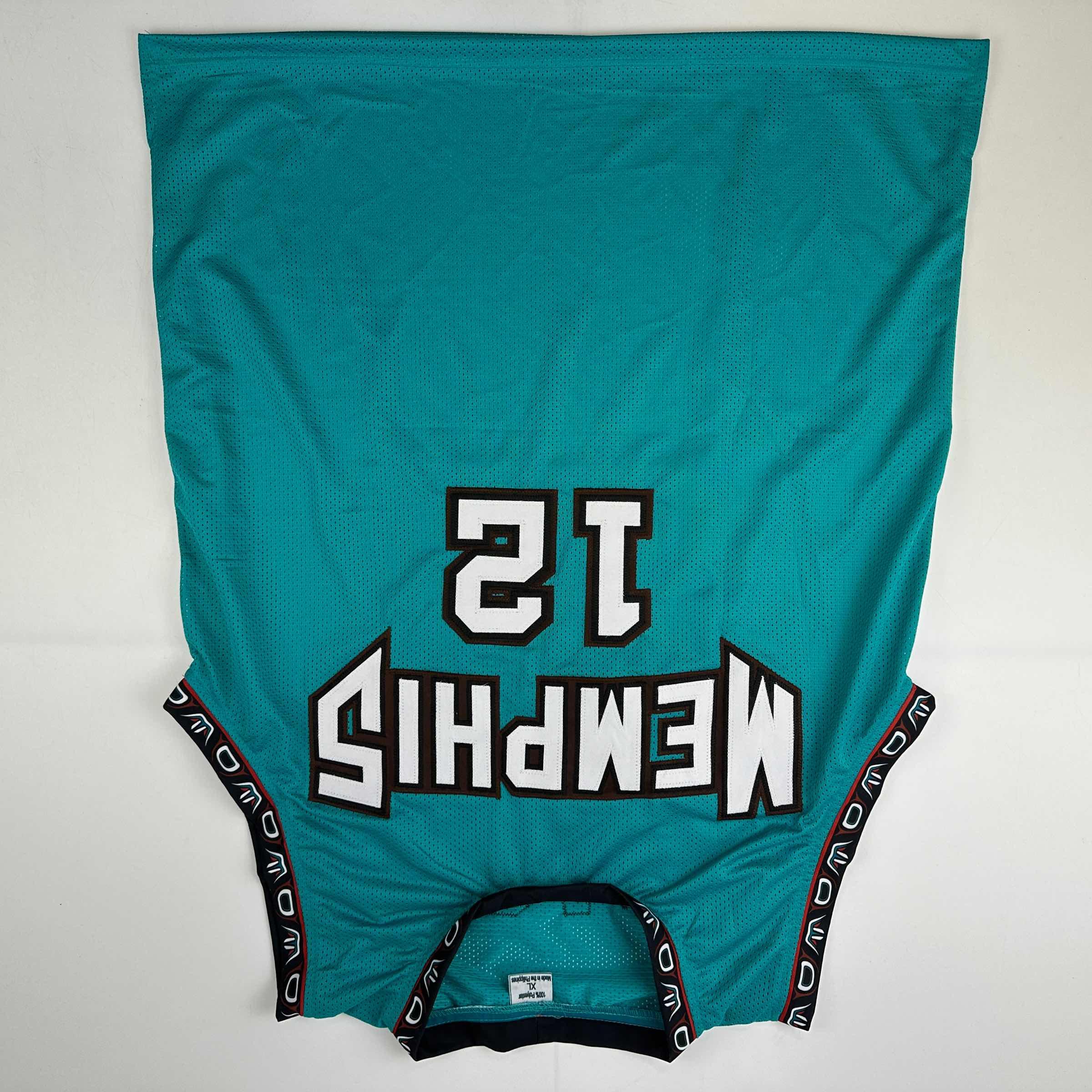 Autographed/Signed Ja Morant Memphis Teal Basketball Jersey JSA COA