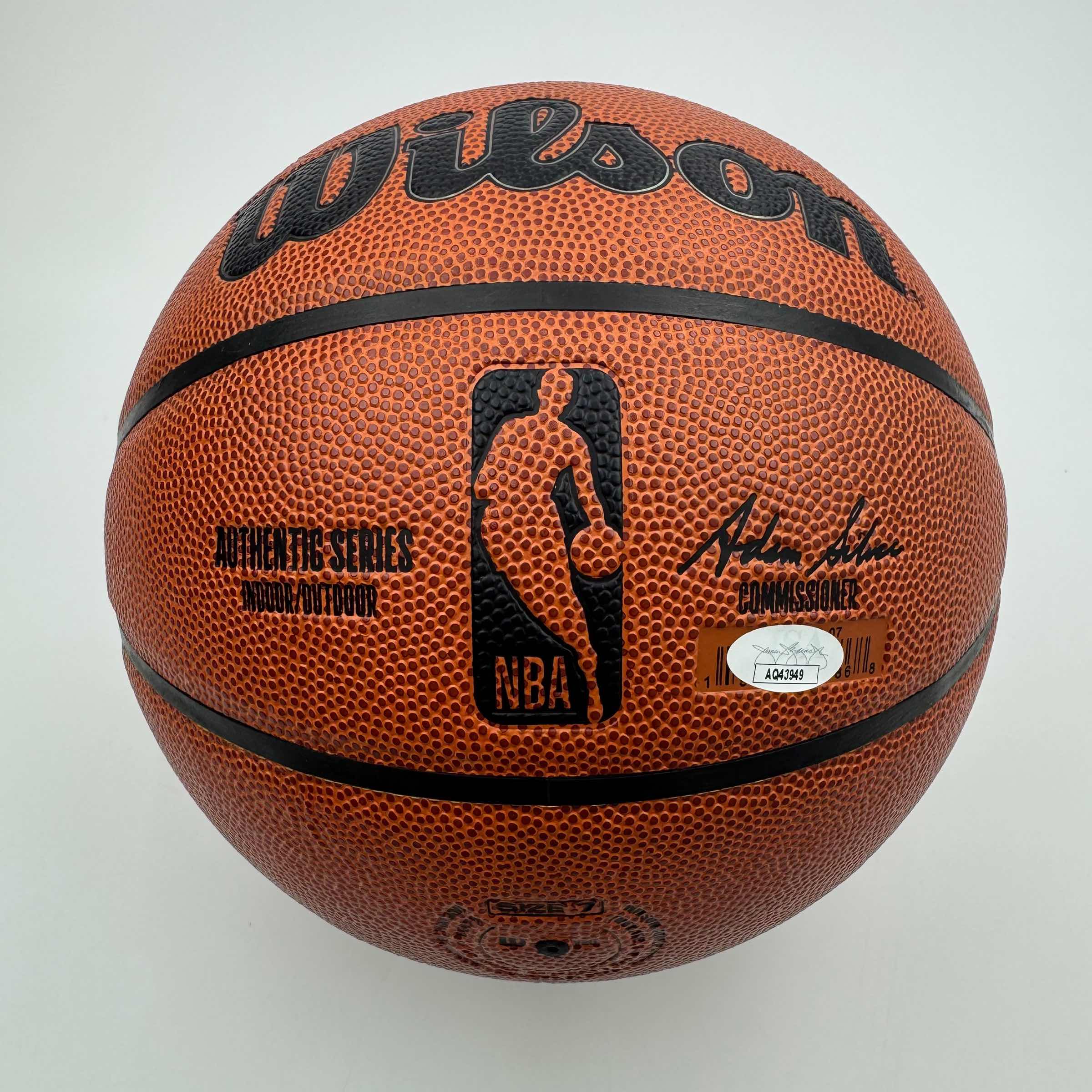 Autographed/Signed Cooper Flagg Dallas Mavericks Full Size Wilson Basketball JSA COA