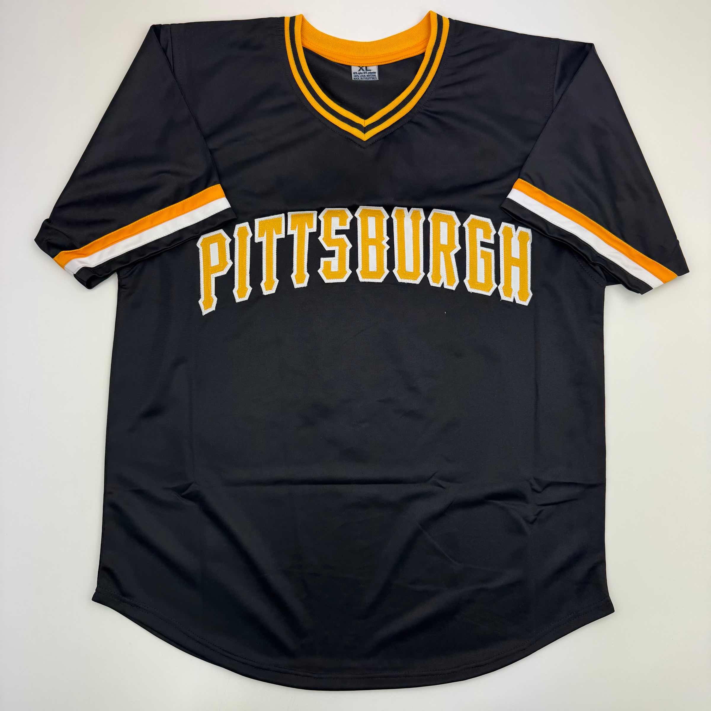 Autographed/Signed Bill Madlock Pittsburgh Black Baseball Jersey JSA COA