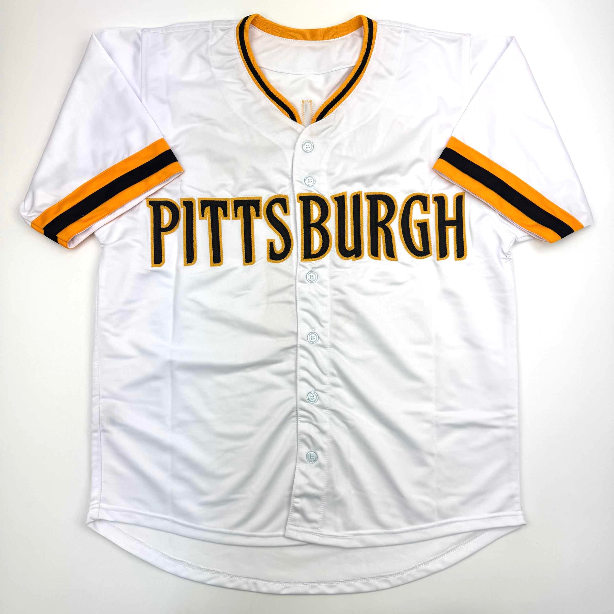 Autographed/Signed Bill Madlock Pittsburgh White Baseball Jersey JSA COA
