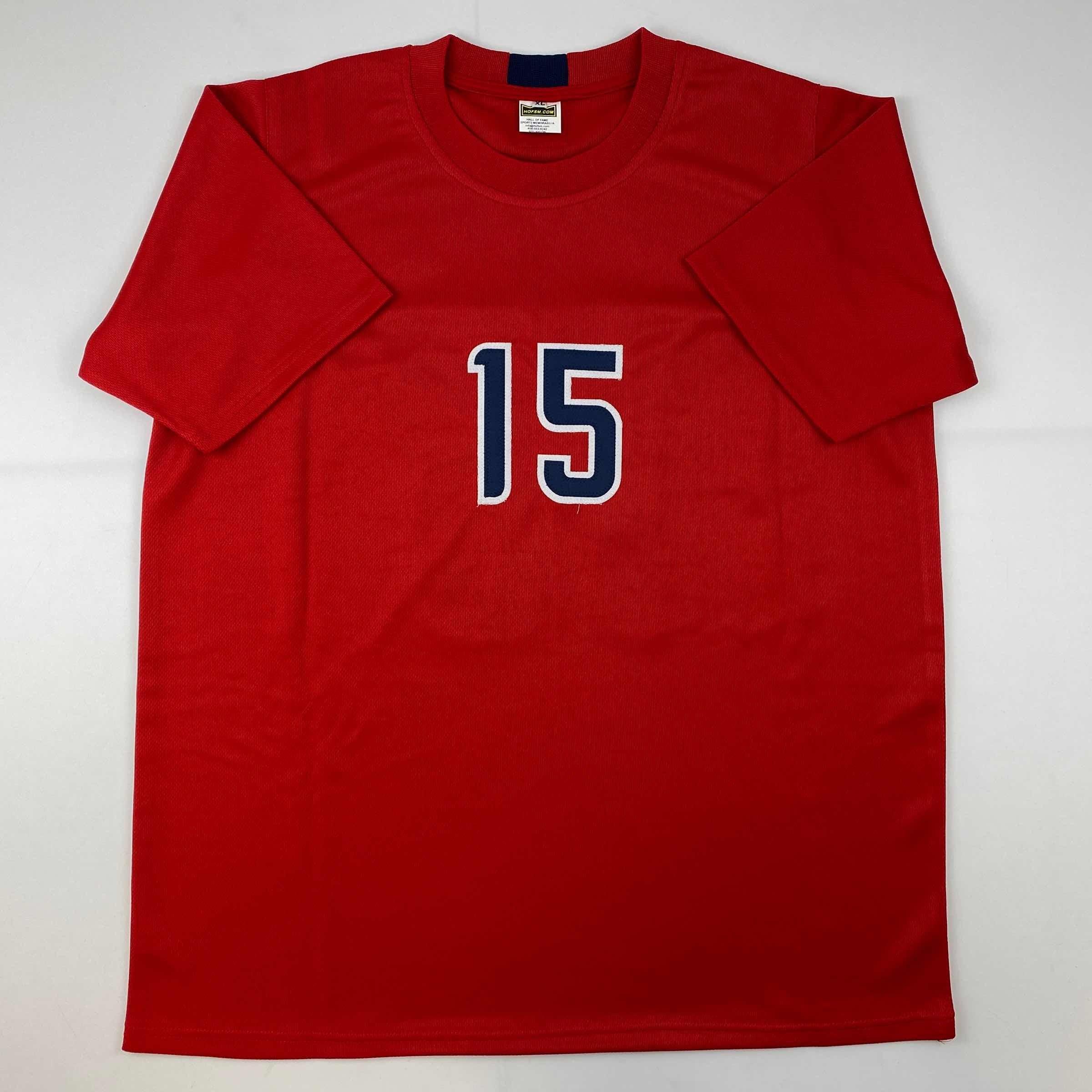 Autographed/Signed Megan Rapinoe Red Soccer Team USA United States World Cup Jersey JSA COA