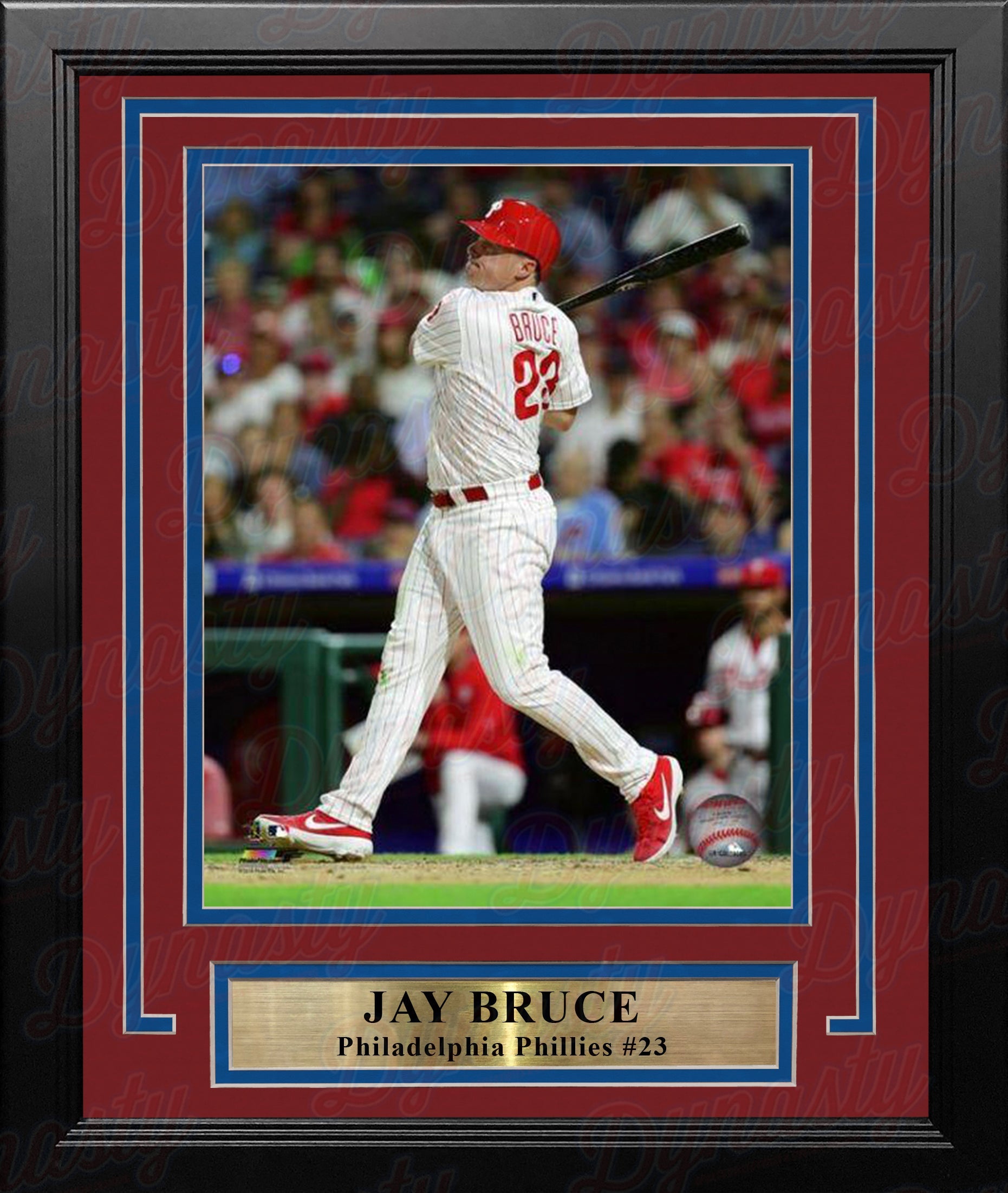 Jay Bruce Philadelphia Phillies MLB Baseball 8" x 10" Framed and Matted Photo