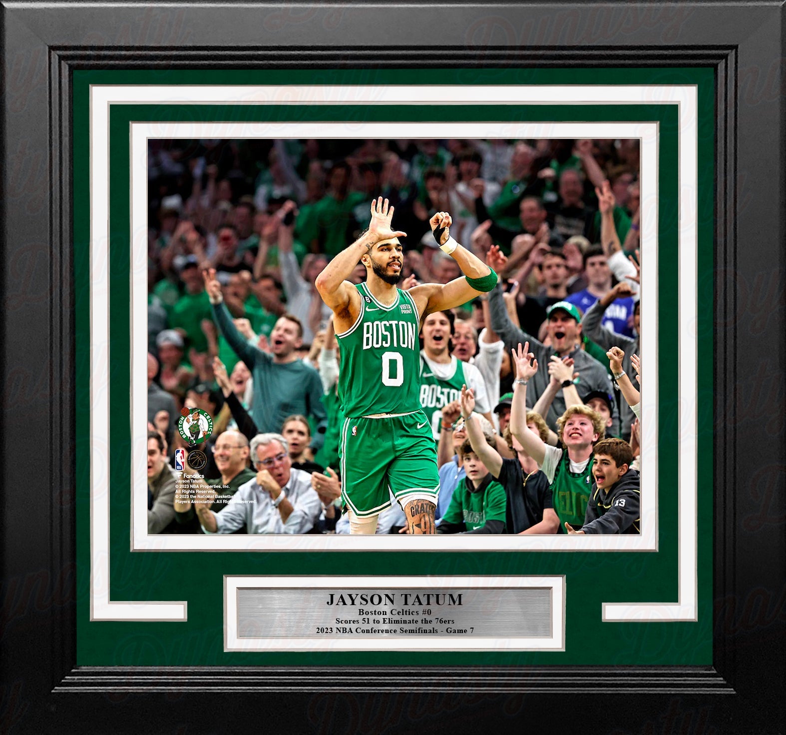 Jayson Tatum 51-Point Game 7 Boston Celtics 8" x 10" Framed Basketball Photo
