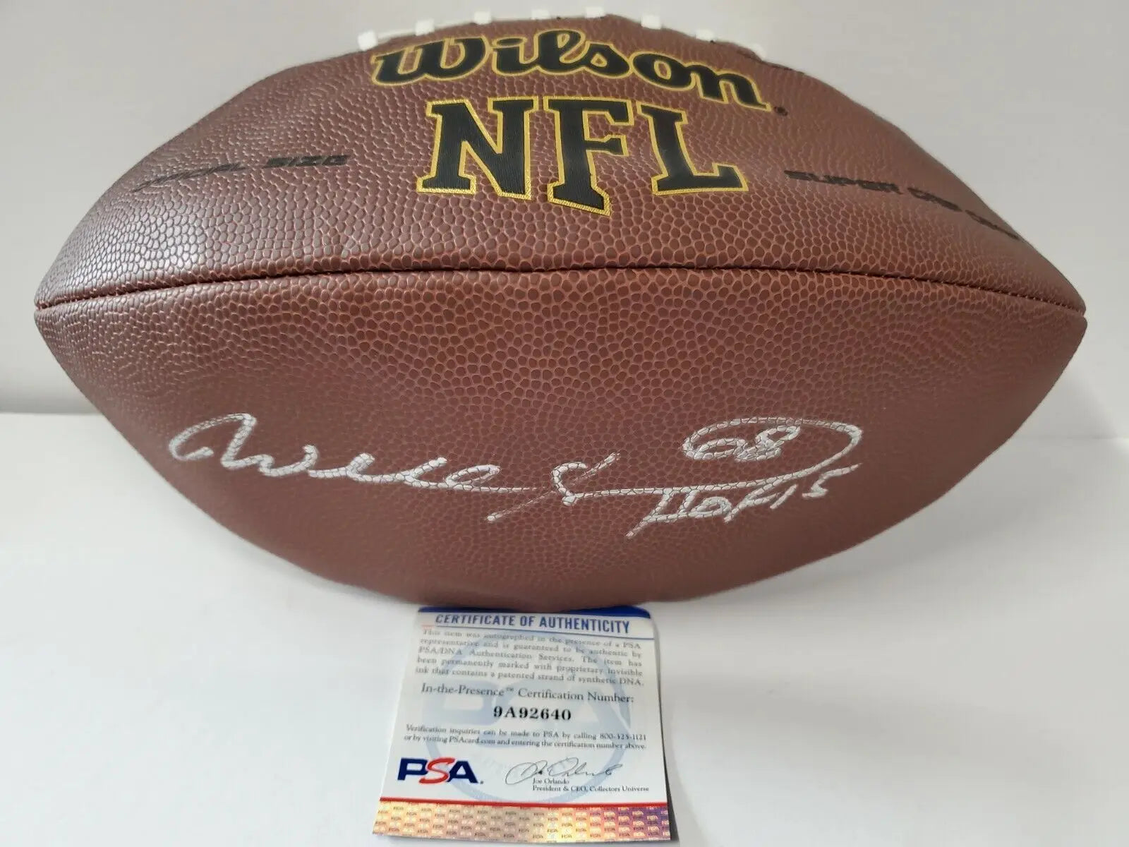 Kansas City Chiefs Will Shields Autographed Signed Inscribed Football Psa Coa