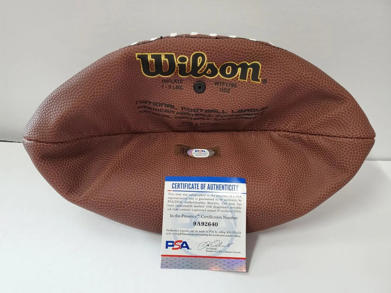 Kansas City Chiefs Will Shields Autographed Signed Inscribed Football Psa Coa