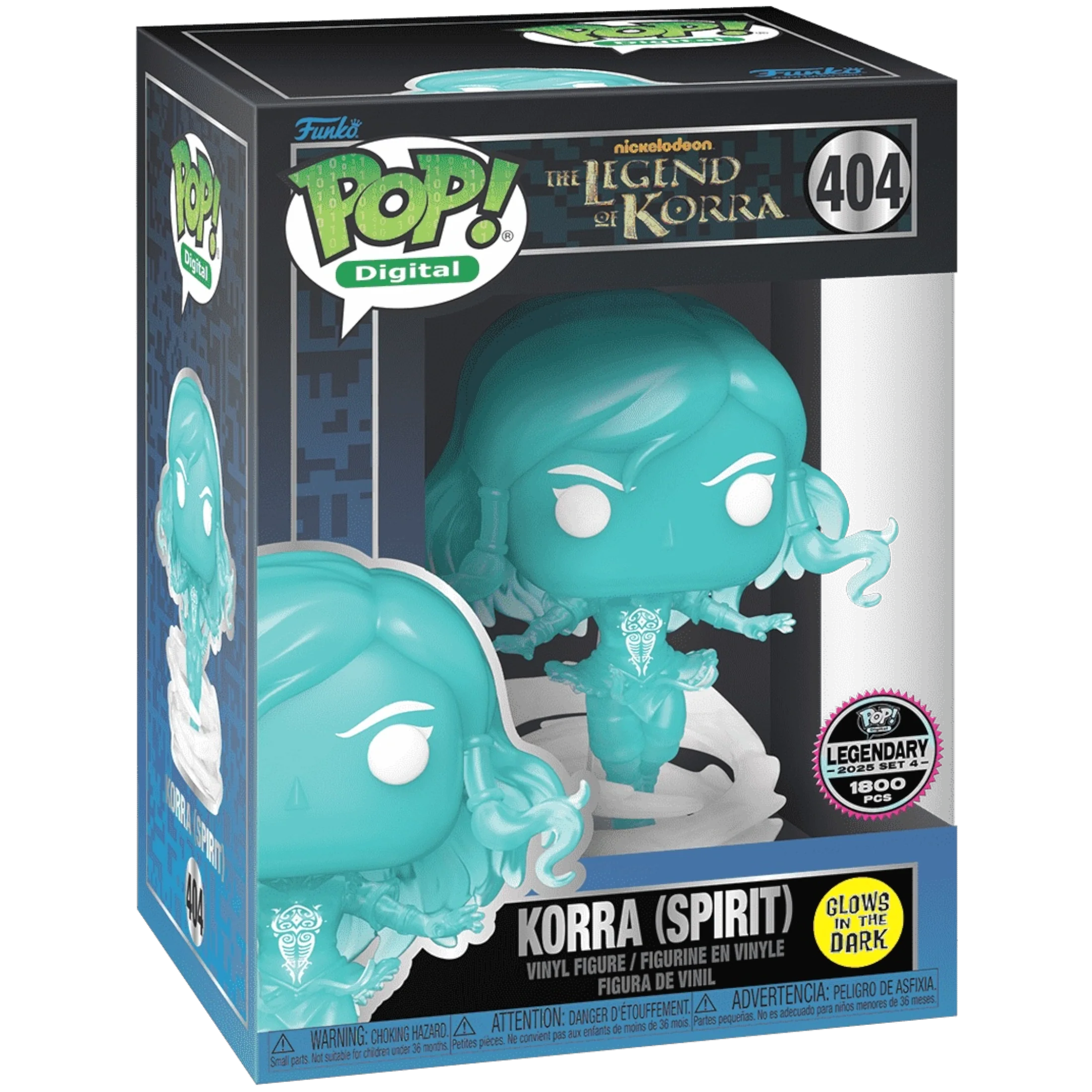 Pop! Digital Avatar Legends x Funko: Korra Spirit Glow in the Dark (NFT Legendary) #404 LE1800