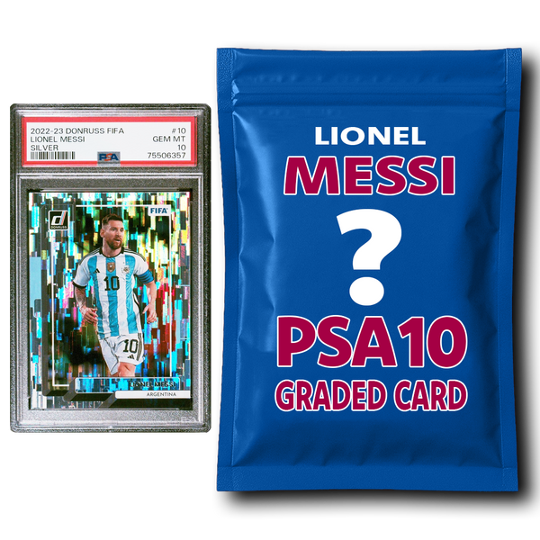 Lionel Messi PSA 10 Graded Card Mystery Pack Lionel Messi PSA 10 Graded Card Mystery Pack