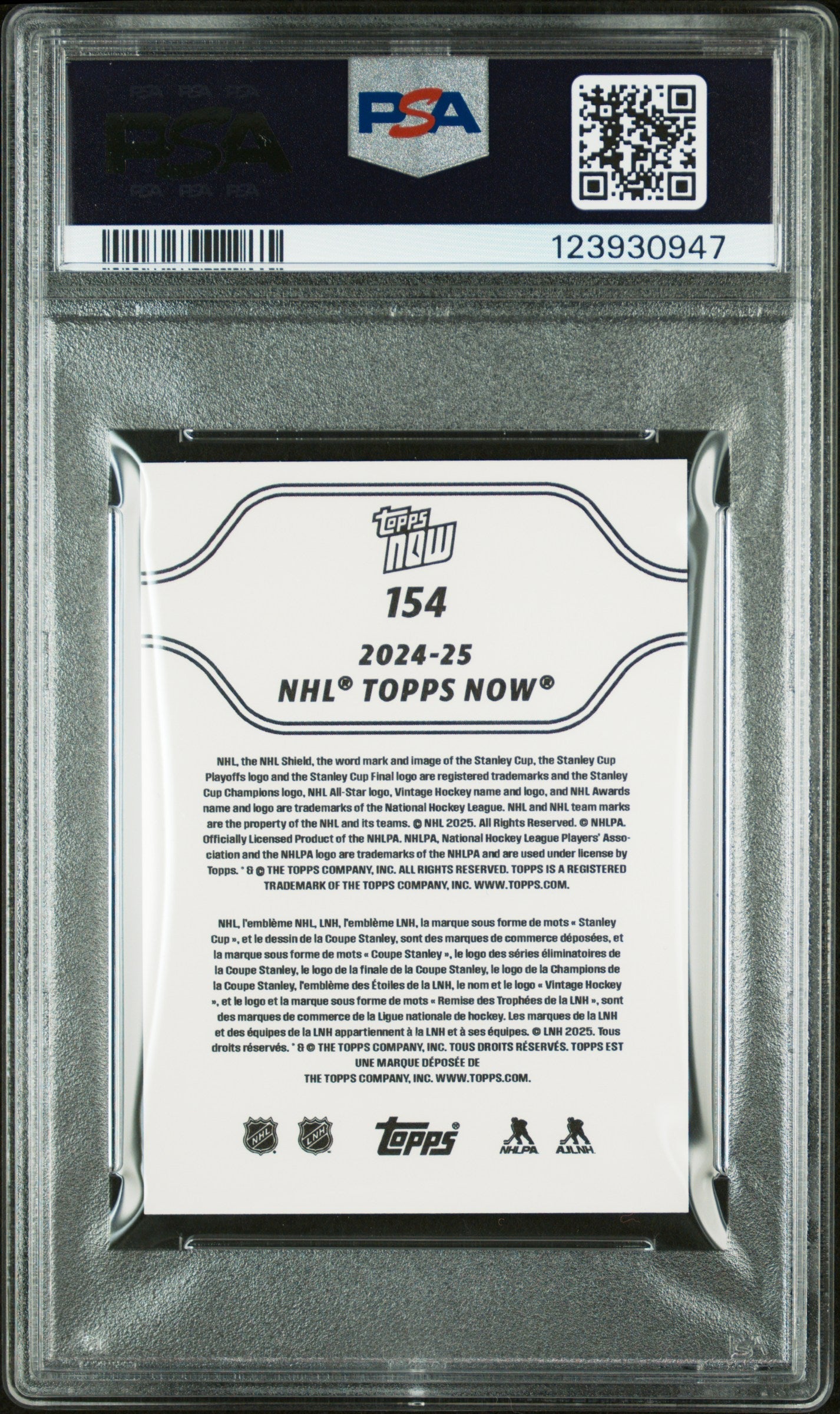Graded 2024 Topps Now Alex Ovechkin #154 Stickers Hockey Card PSA 10 Gem Mint