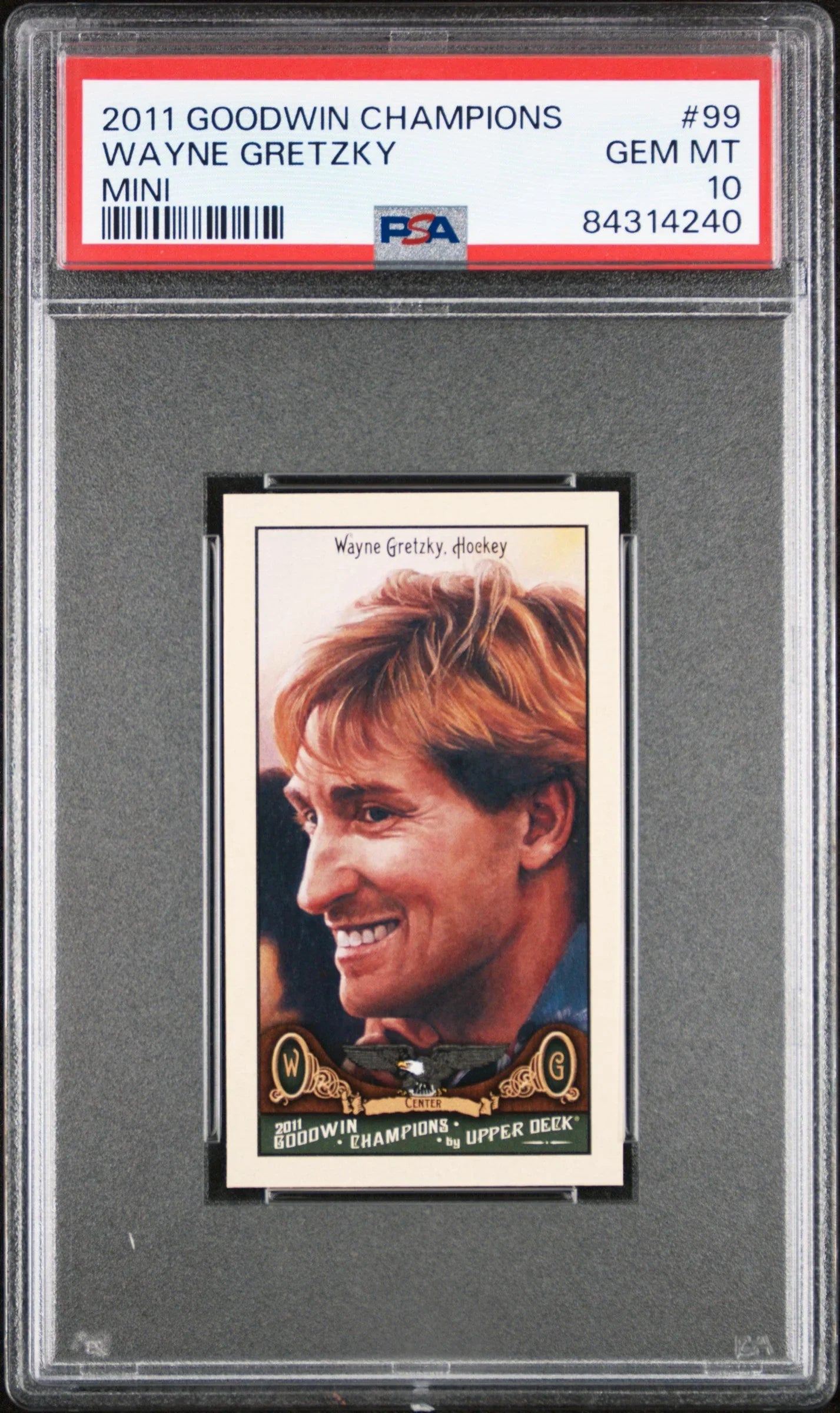 2011 GOODWIN CHAMPIONS WAYNE GRETZKY MINI #99 - PSA 10