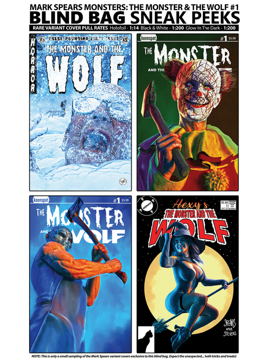 Mark Spears Monsters The Monster & The Wolf #1 A Mark Spears Blind Bag (10/15/2025) Ex Posse 5 PACK