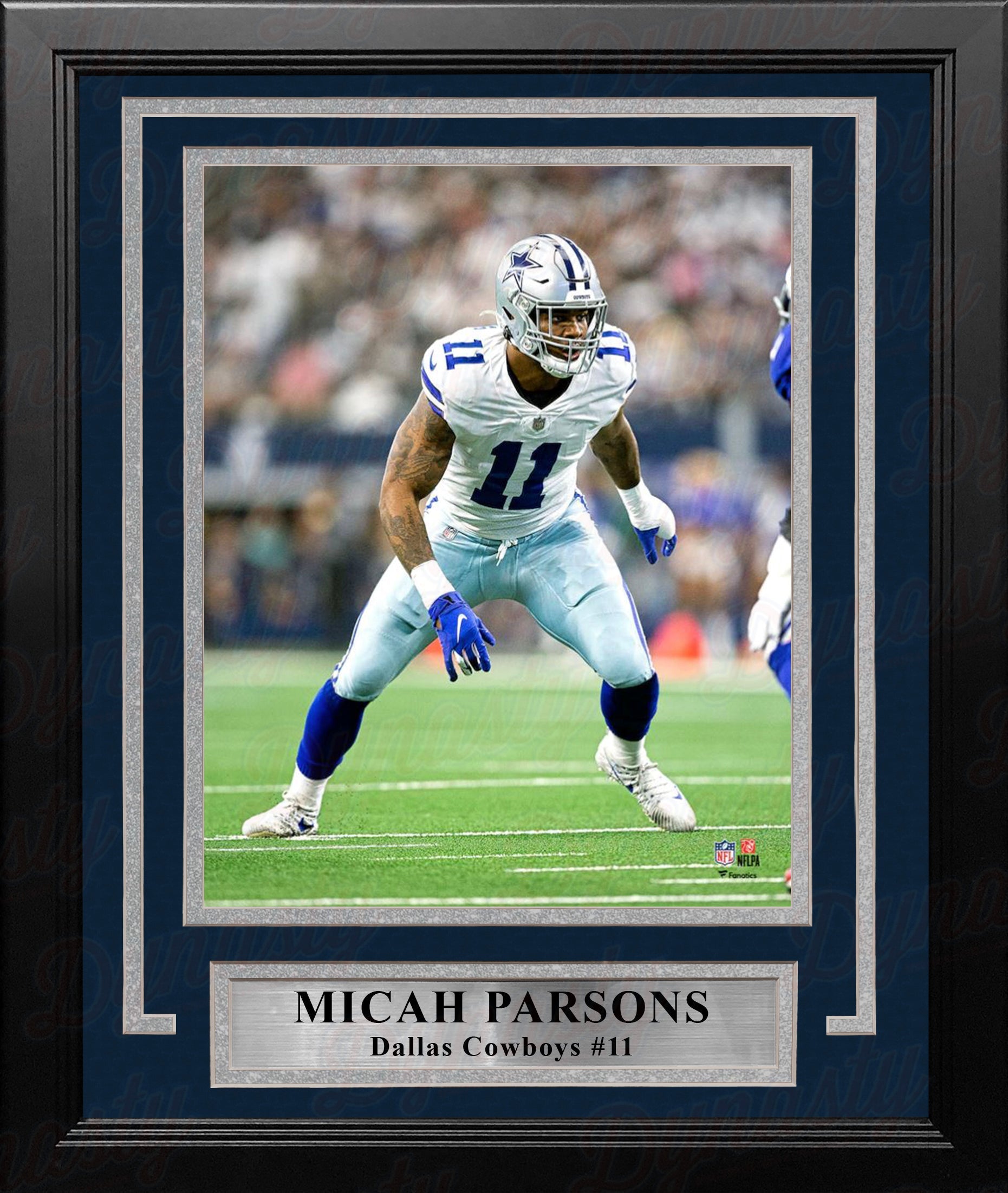 Micah Parsons in Action Dallas Cowboys 8" x 10" Framed Football Photo