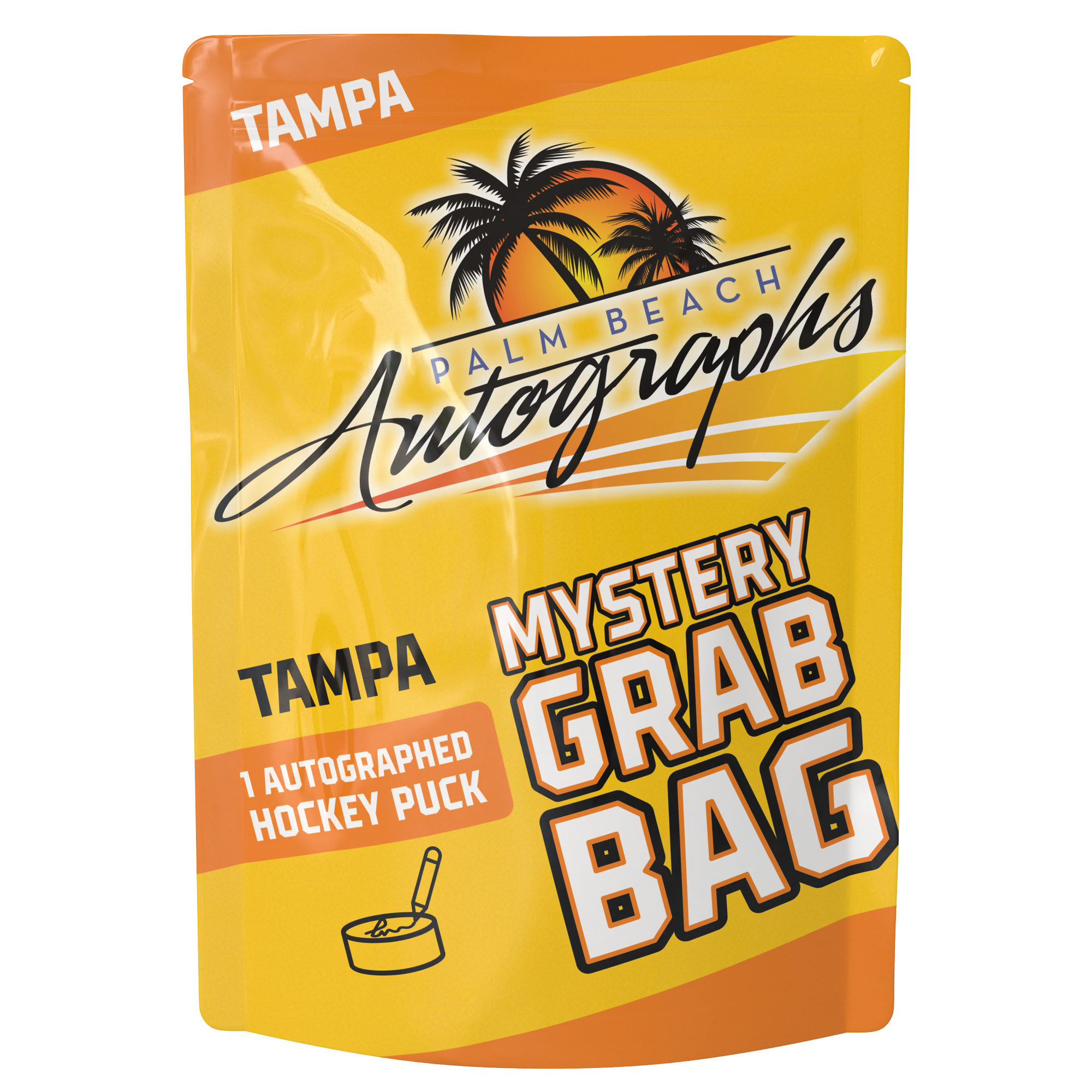 MYSTERY GRAB BOX - Tampa Bay Lightning Autographed Hockey Puck