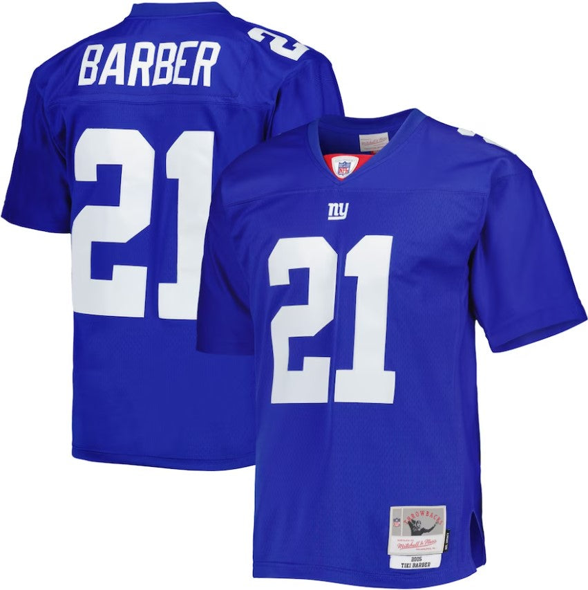 Tiki Barber New York Giants Mitchell & Ness 2005 Legacy Jersey