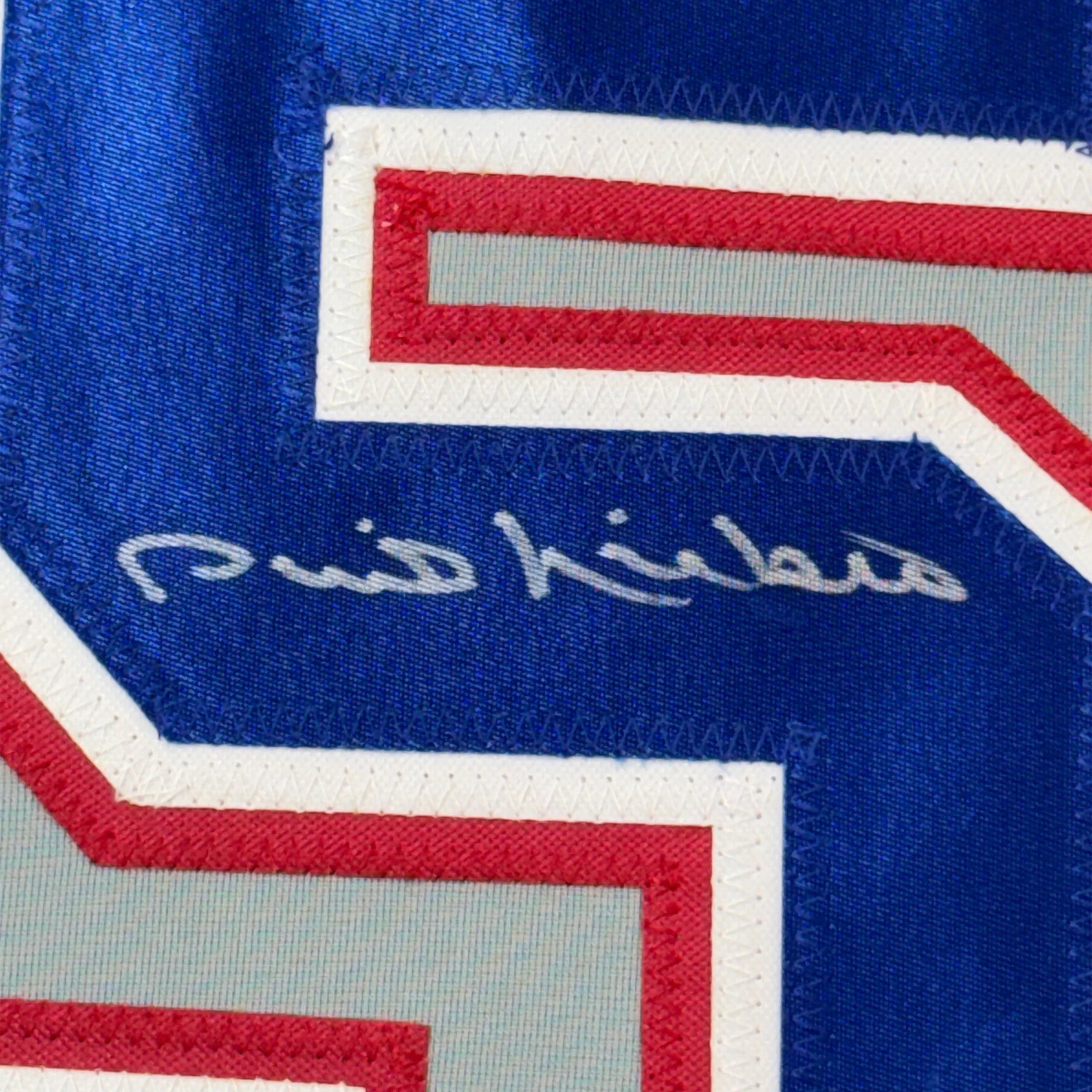 Framed Autographed/Signed Phil Niekro 35x39 Atlanta Grey Baseball Jersey JSA COA