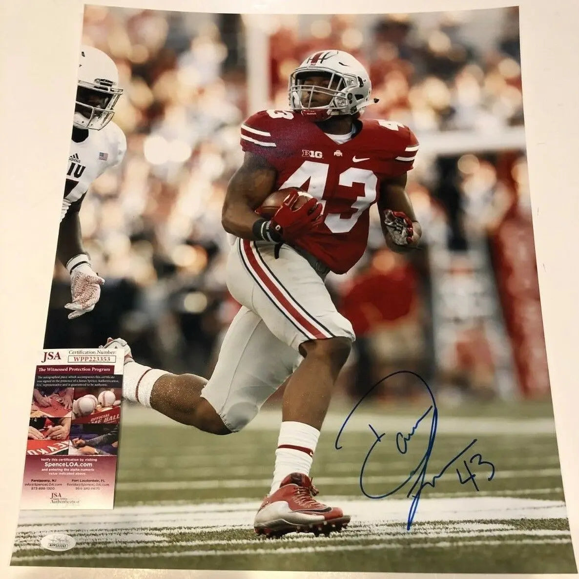 Ohio State Buckeyes Darron Lee Autographed Signed 16X20 Photo Jsa  Coa