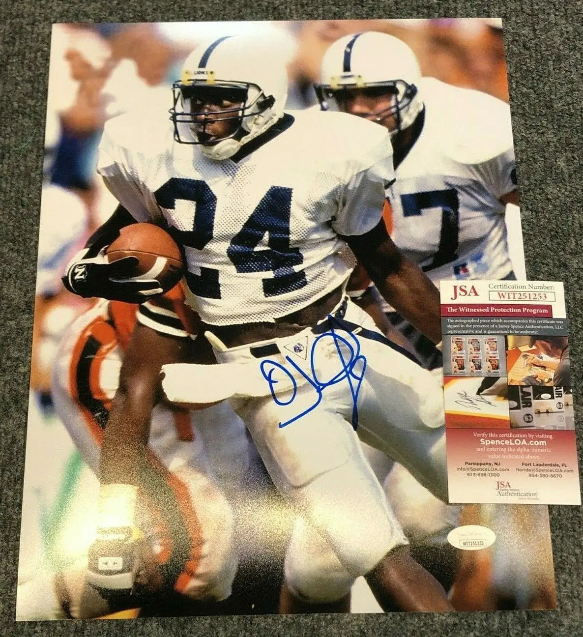 Oj Mcduffie Autographed Signed Inscribed Penn State 11X14 Photo Jsa  Coa