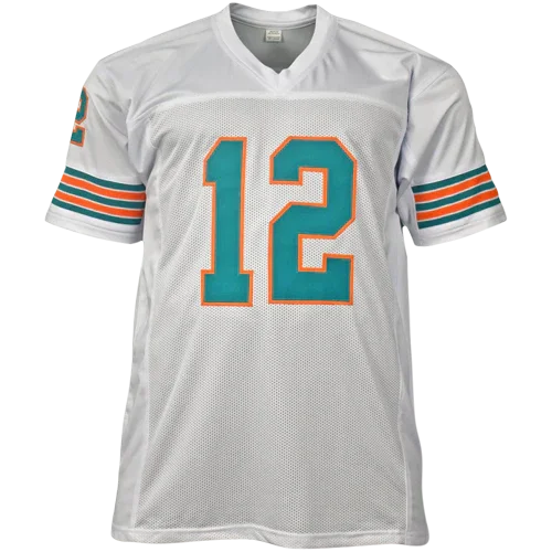 Bob Griese Autographed Miami Dolphins (White #12) Custom Jersey - JSA