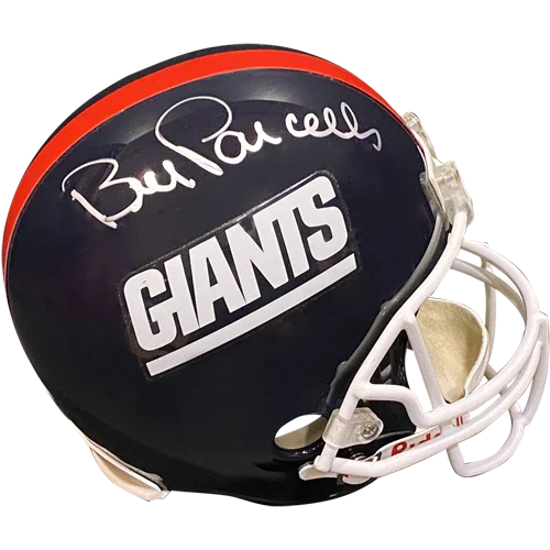 Bill Parcells Autographed New York Giants (Throwback) Deluxe Full-Size Replica Helmet - JSA