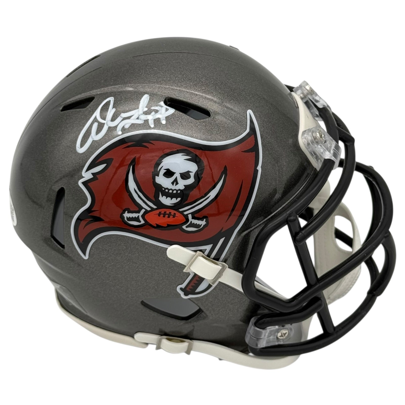 Warren Sapp Autographed Tampa Bay Buccaneers Mini Helmet - JSA