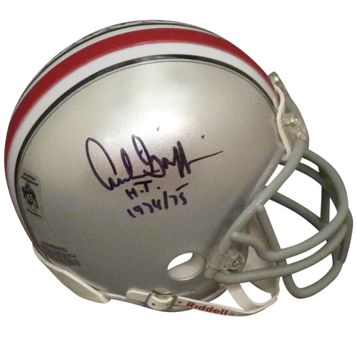 Archie Griffin Autographed Ohio State Buckeyes Mini Helmet w/ "H.T. 1974/75" - Beckett