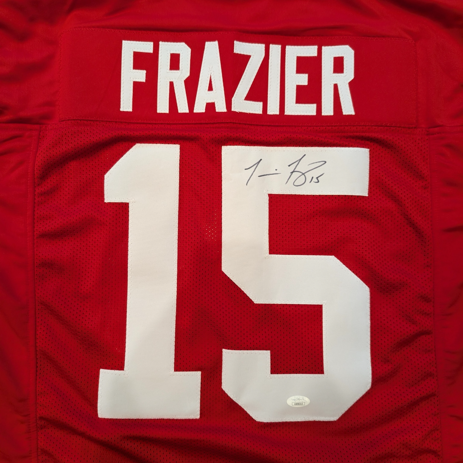 Tommie Frazier Autographed Nebraska Huskers (Red #15) Custom Jersey - JSA
