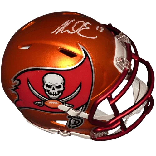 Mike Evans Autographed Tampa Bay Buccaneers (Flash Alternate) Mini Helmet