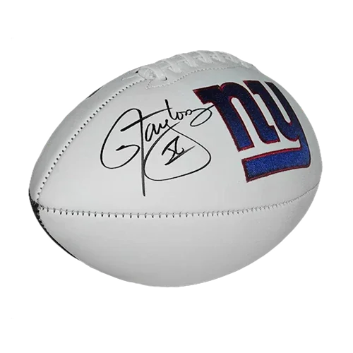 Lawrence Taylor Autographed New York Giants Logo Football - JSA