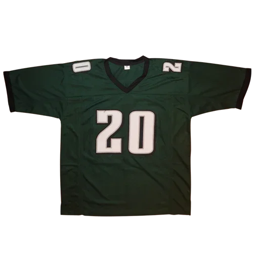 Brian Dawkins Autographed Philadelphia (Green #20) Custom Jersey - JSA