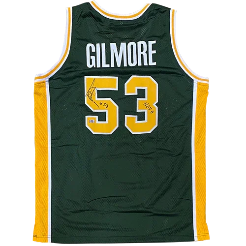 Artis Gilmore Autographed Jacksonville University (Green #53) Custom Jersey w/ HOF 11 - JSA