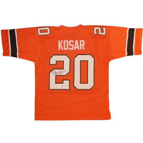 Bernie Kosar Autographed Miami (Orange #20) Custom Jersey - JSA