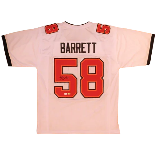 Shaquil Barrett Autographed Tampa Bay (White #58) Custom Jersey - JSA