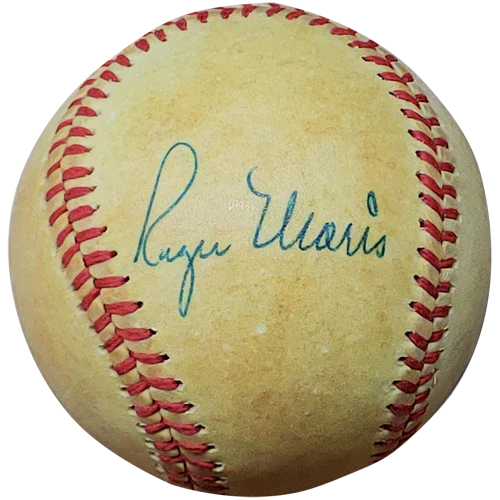 Roger Maris Autographed Baseball - JSA Full Letter