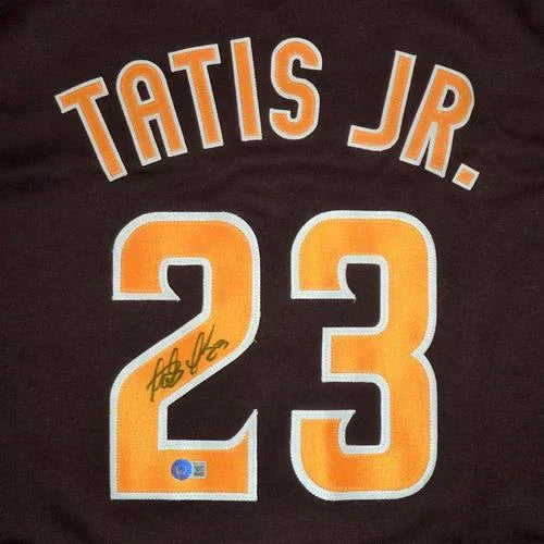 Fernando Tatis Jr. Autographed San Diego (Brown #23) Custom Jersey - Beckett