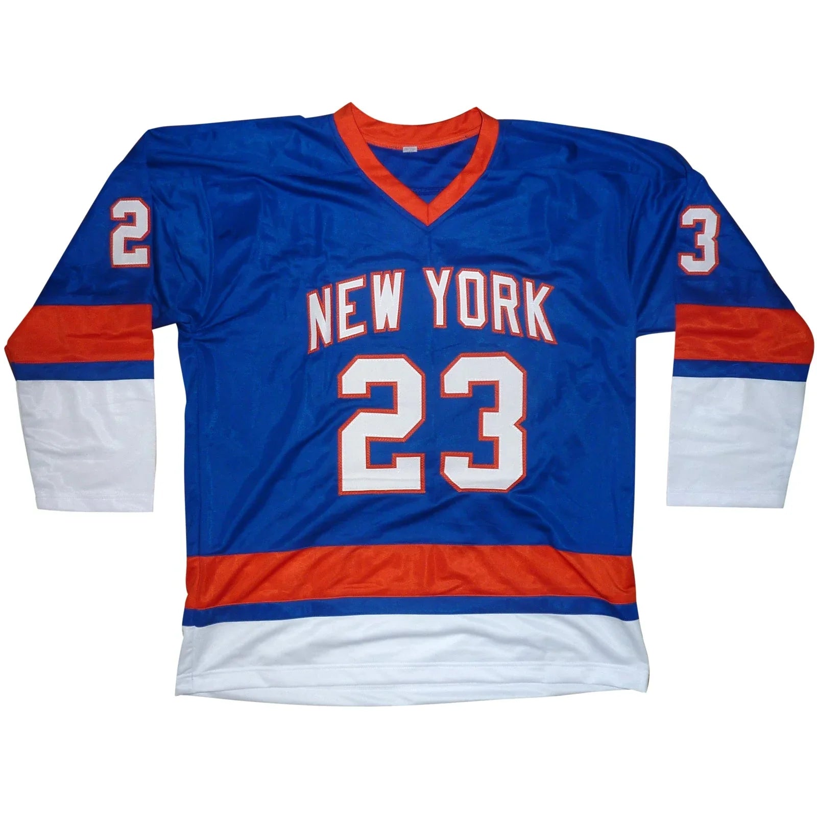 Bobby Nystrom Autographed New York (Blue #23) Custom Hockey Jersey - JSA