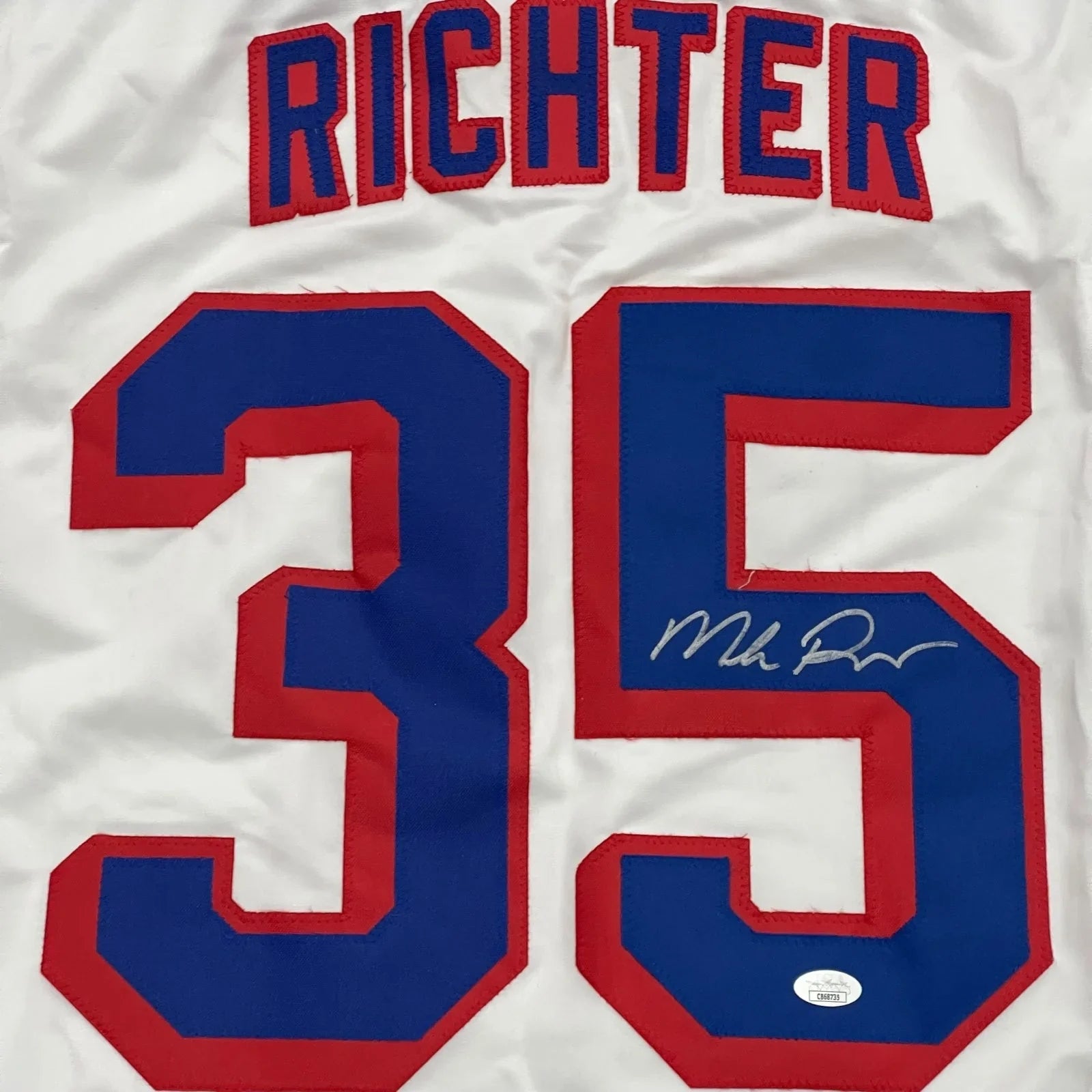 Mike Richter Autographed New York (White #35) Custom Hockey Jersey - JSA