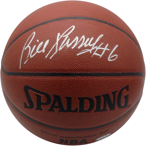 Bill Russell Autographed NBA Basketball - JSA And Russell Holo