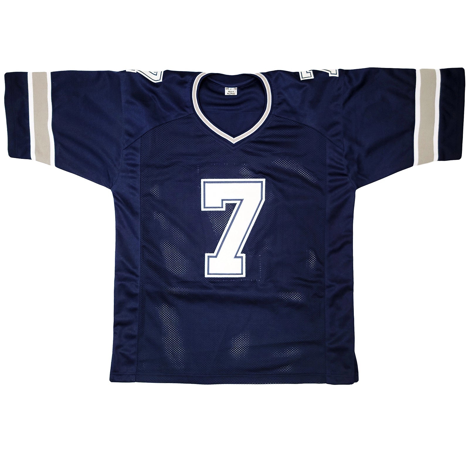 Trevon Diggs Autographed Dallas (Navy Blue #7) Custom Jersey - BAS