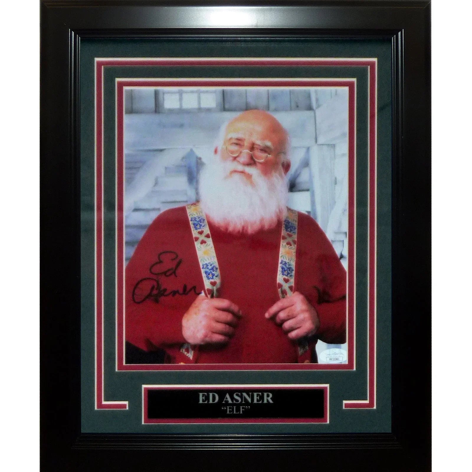 Ed Asner Autographed "ELF" Deluxe Framed 8x10 Photo  - JSA