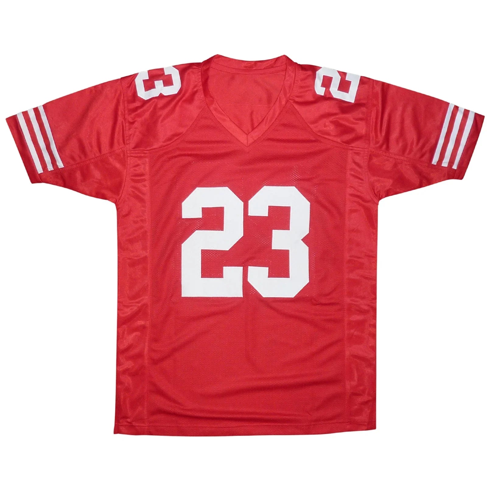 Christian McCaffrey Autographed San Francisco (Red #23) Custom Jersey - Beckett