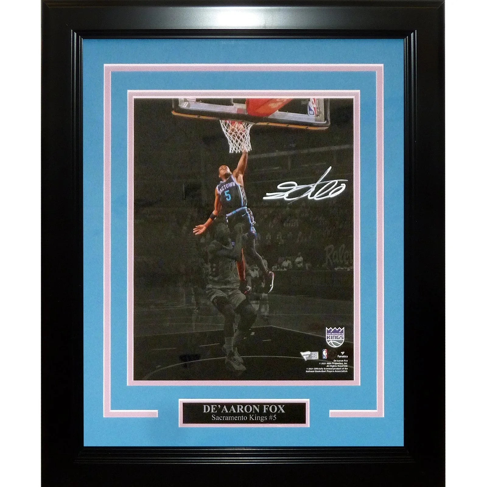 De'Aaron Fox Autographed Sacramento Kings (Spotlight) Deluxe Framed 11x14 Photo - Fanatics