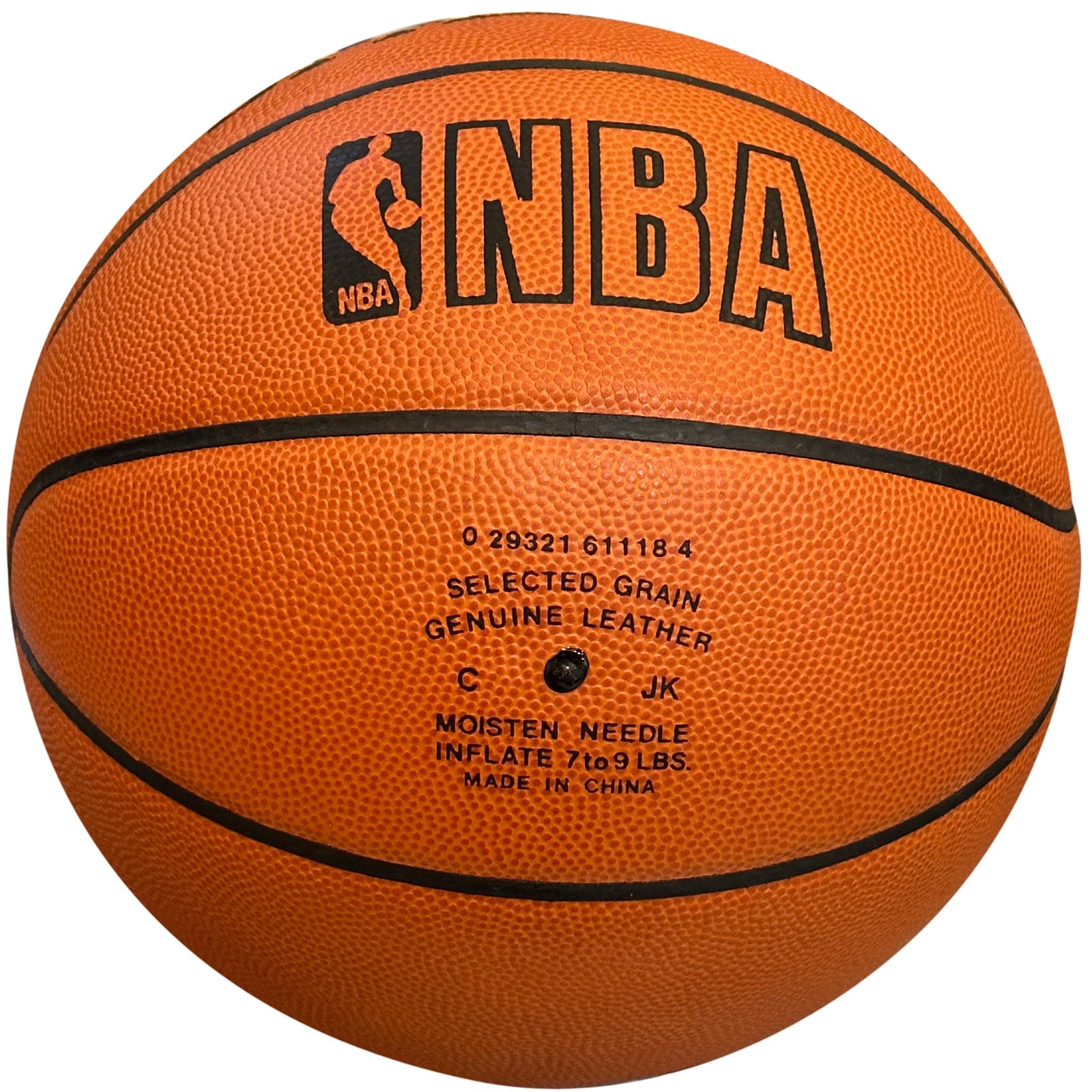 Kobe Bryant Autographed NBA Back-to-Back Champs Embossed Spalding Basketball Limited Edition #53 of 308 - UDA Upper Deck
