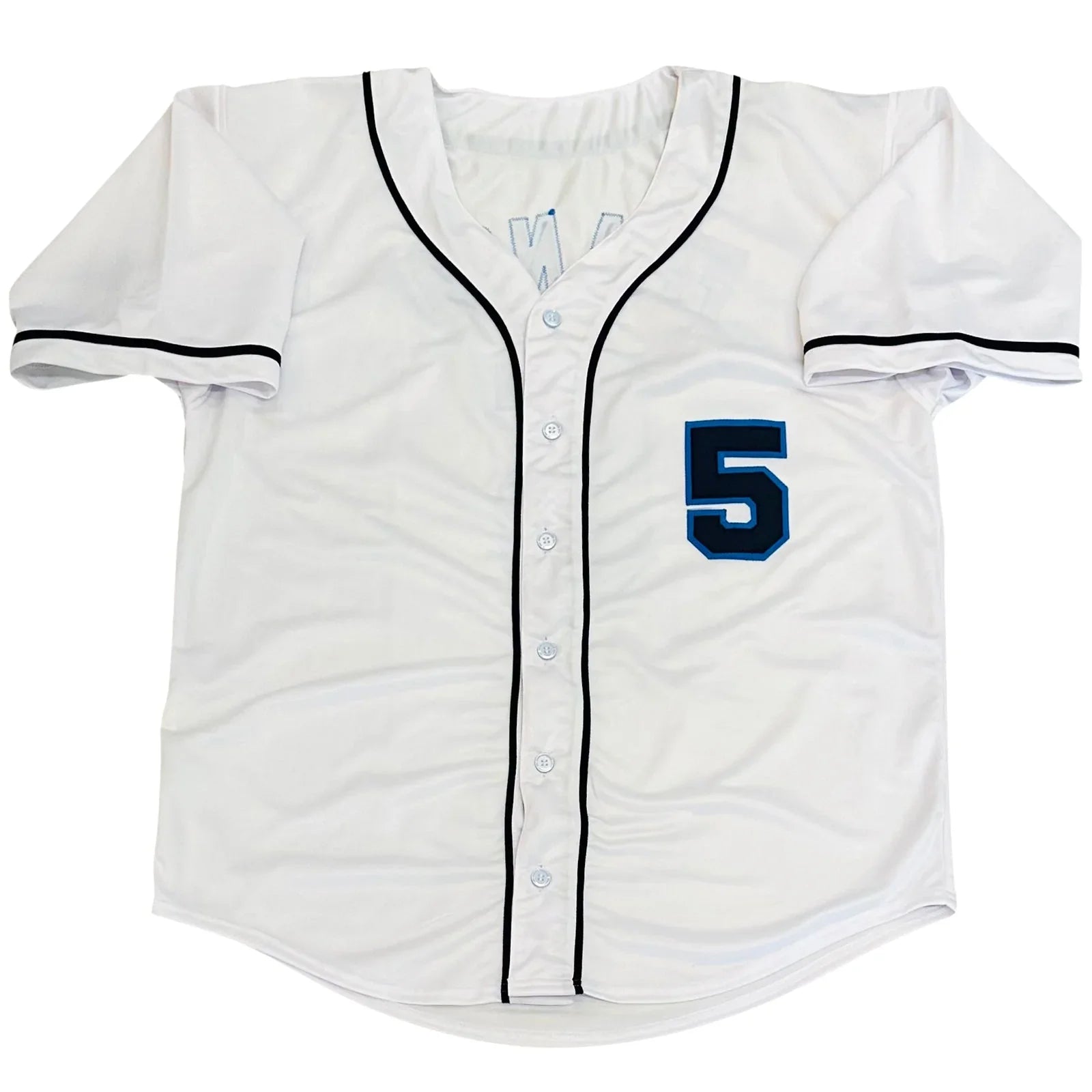 Wander Franco Autographed Tampa Bay (White #5) Custom Jersey - JSA